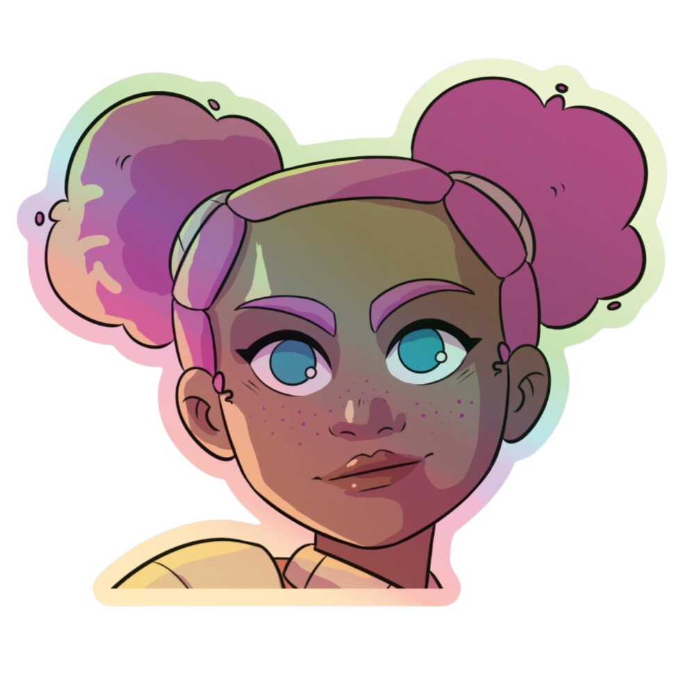 KIMI KOSMIC HOLOGRAPHIC STICKER SET