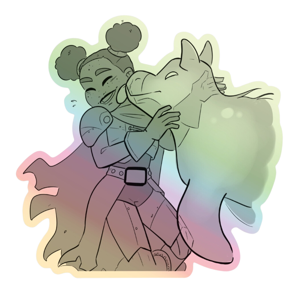 KIMI KOSMIC HOLOGRAPHIC STICKER SET